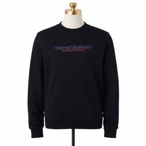 Diesel Black Crewneck Sweater